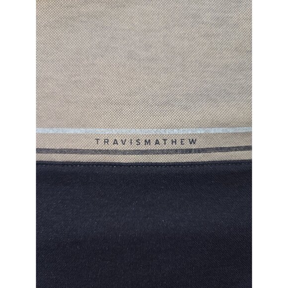 Travis Mathew Mens Polo Shirt Large Colorblock - Picture 8 of 9